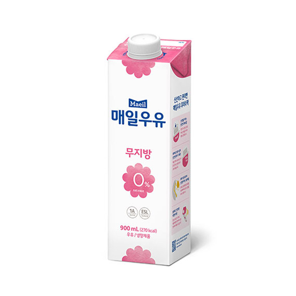 0% 무지방 900ml x 8개 (4주 배달)