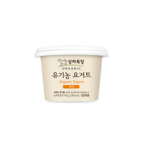 유기농YO 플레인 400g x 8개 (4주 배달)